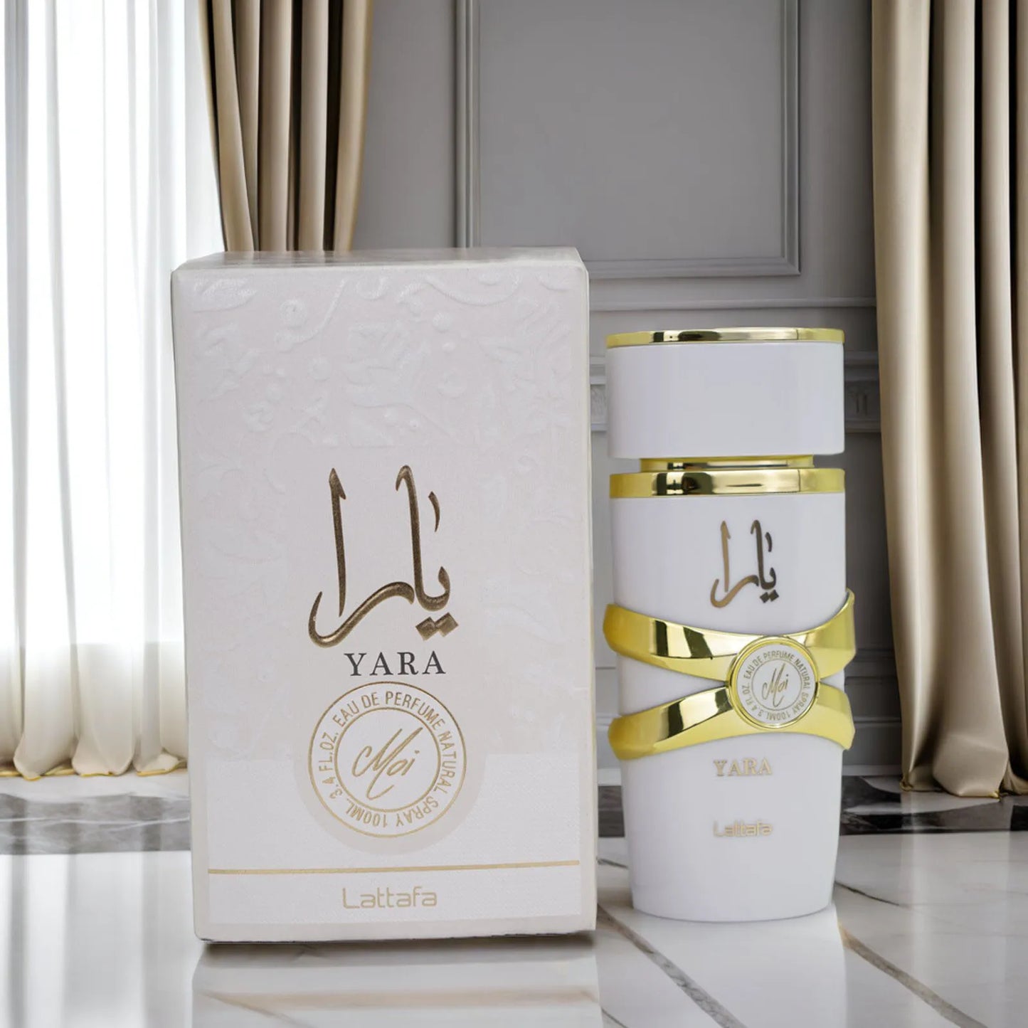 Lattafa Perfumes White Edition Asad For Unisex Eau De Parfum Spray, 3.4 Ounce Long-Lasting Floral Scent Best Christmas Gift