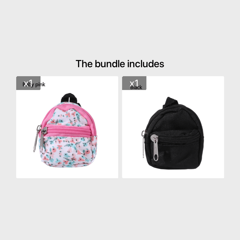 for LABUBU 11.81inch Doll 1/6 BJD Doll Mini Bag Backpack Mini Doll Bag Doll House Decoration Toy Accessories for Gifts Halloween, Christmas Gift